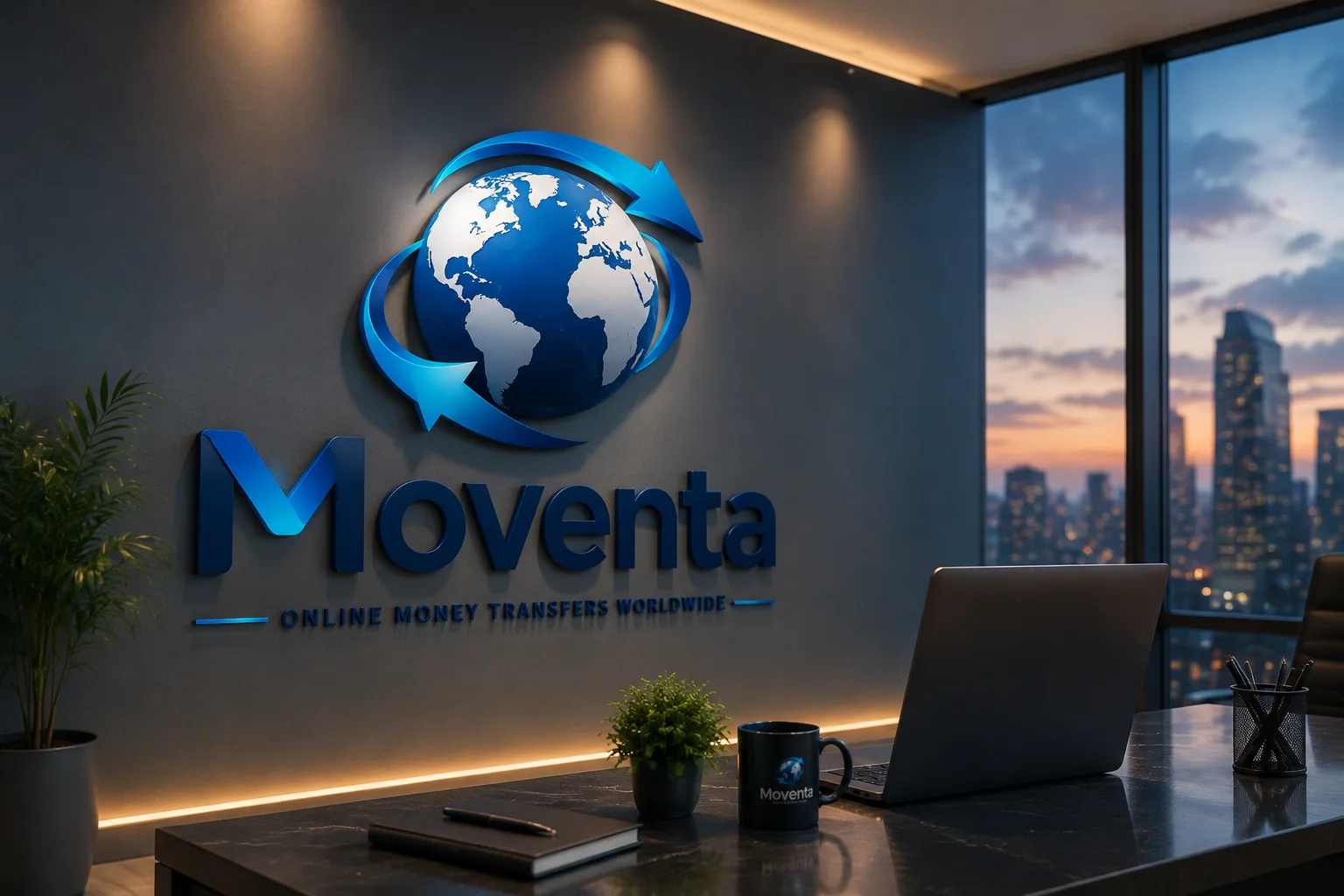 MOVENTA team in an international business meeting